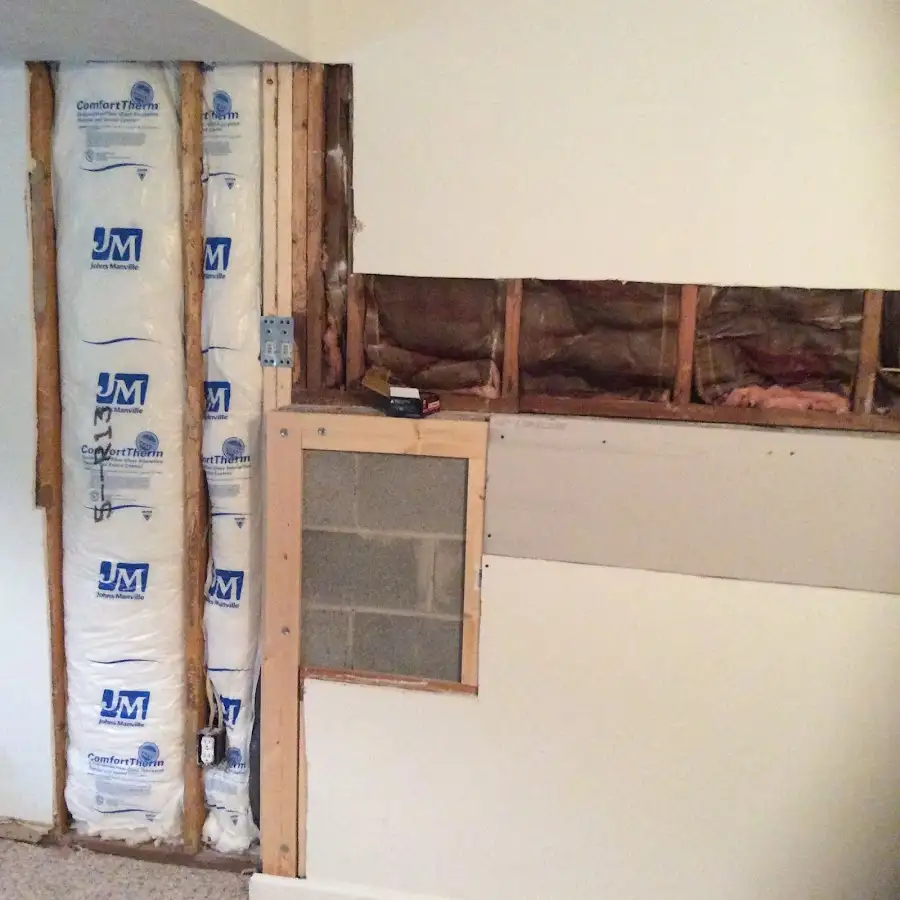 Wall insulation replacement during Odor Removal & Deodorization in Carterville